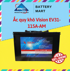 Ắc quy khô Vision EV31-115A-AM (12V-115AH)