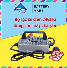 Bộ sạc xe điện 24v15a cho xe nâng, máy chà sàn dùng ắc quy