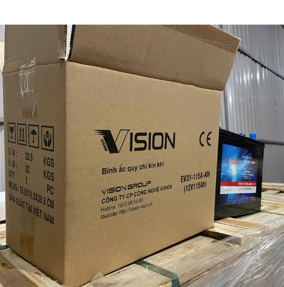 Ắc quy khô Vision EV31-115A-AM (12V-115AH)