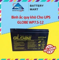 Bình Ắc Quy Cho UPS GLOBE WP7.5-12 Khô 12V - 7.5AH