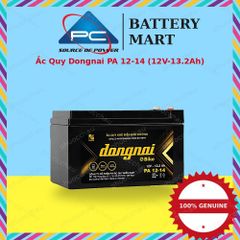 Ắc quy Dongnai PA 12-14 12V 13.2Ah — BatteryMart Ắc Quy Phước Châu