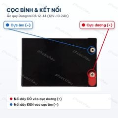 Cọc bình và cách đấu nối ắc quy Dongnai PA 12-14