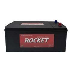 Bình ắc quy Rocket SMF 67018 12V 170Ah chính hãng trên nền trắng