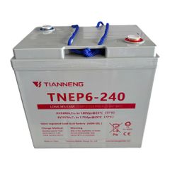 Bình ắc quy Thiên Năng TNEP6-240 6V 240Ah chính hãng trên nền trắng