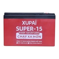 Ắc Quy Xupai 6-DZF-12 Super-15 (12V 12Ah)
