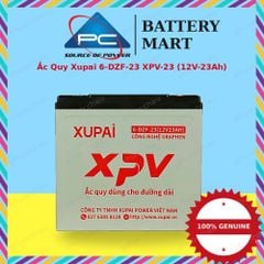 Ắc quy Xupai 6-DZF-23 XPV-23 12V 23Ah — BatteryMart Ắc Quy Phước Châu
