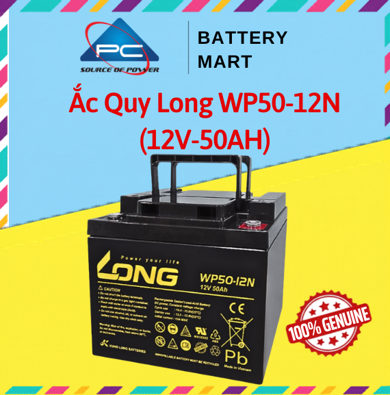 Ắc Quy LONG WP50-12N (12V-50AH)