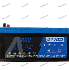 Ắc Quy Lithium LFP Carku CB-11B 24V 206AH Dùng Cho Xe Tải Howo, Sinotruck, Ắc Quy Cho Xe Đầu Kéo Trung Quốc, Tàu Thuyền