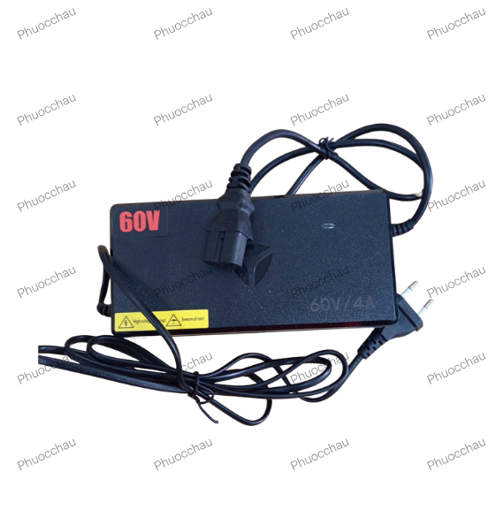 Sạc Xe Điện 60V-3A/4A - Phụ Kiện Chính Hãng Cho Xe Điện Yadea