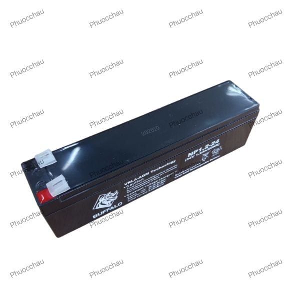 Bình ắc quy Buffalo NP1.2-24 chuyên dụng cho các hệ thống báo cháy, thiết bị điện tử, viễn thông và hệ thống an ninh