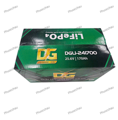 Bình Ắc Quy Lithium LFP DG 25.6V-170Ah – Pin LiFePO4 Chuyên Dụng Cho Xe Tải Howo, Sinotruck, Ắc Quy Cho Xe Đầu Kéo Trung Quốc