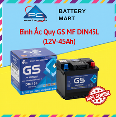 Bình Ắc Quy GS MF DIN45L cho xe Toyota Corolla Altis, Corolla Cross, Innova E