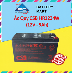 Ắc Quy CSB HR1234W 12V 9Ah, Chuyên Dùng Cho Lưu Điện, UPS, Camera an ninh