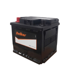 Bình Ắc Quy Delkor DIN45R (12V-45Ah) Cho dòng xe ô tô điện Vinfast VF5, Hyundai, Toyota, Kia
