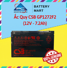 Ắc Quy CSB GP1272F2 12V 7.2Ah, Chuyên Dùng Cho Lưu Điện