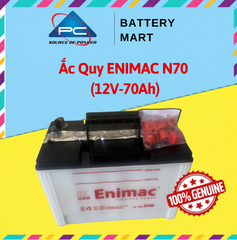 Bình Ắc Quy ENIMAC N70 (12V-70Ah)