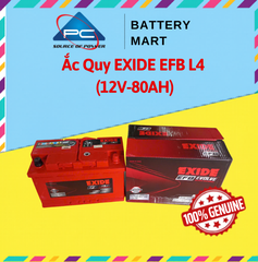 Ắc Quy EXIDE EFB L4 (12V-80AH)