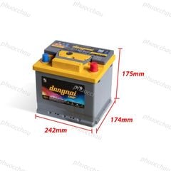 Ắc Quy Dong Nai CMF DIN45 LN1/LBN1 (12V45Ah)