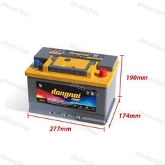 Ắc Quy Dong Nai CMF DIN70 LBN3 (12V70Ah)