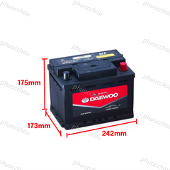Ắc Quy Daewoo DIN 56009 12V 60AH