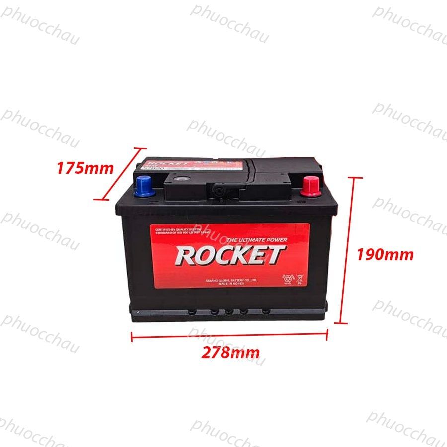 Ắc Quy ROCKET SMF 57820 (12V-78Ah)