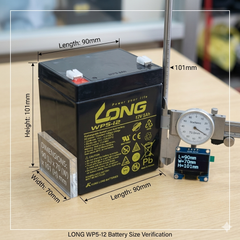 Ắc Quy Long 12V-5Ah WP5-12 - Chuyên Dùng Cho Nguồn Dự Phòng (UPS, Inverter, ...)