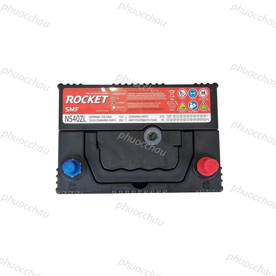 Ắc Quy ROCKET SMF NS40ZL/ZLS (12V-35Ah)