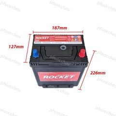 Ắc Quy ROCKET SMF NS40ZL/ZLS (12V-35Ah)