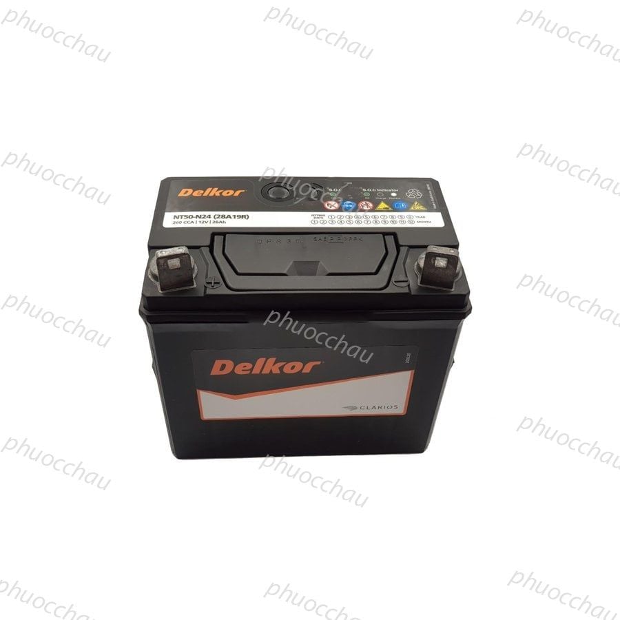 Ắc Quy Delkor  NT50-N24 (12V - 26Ah)