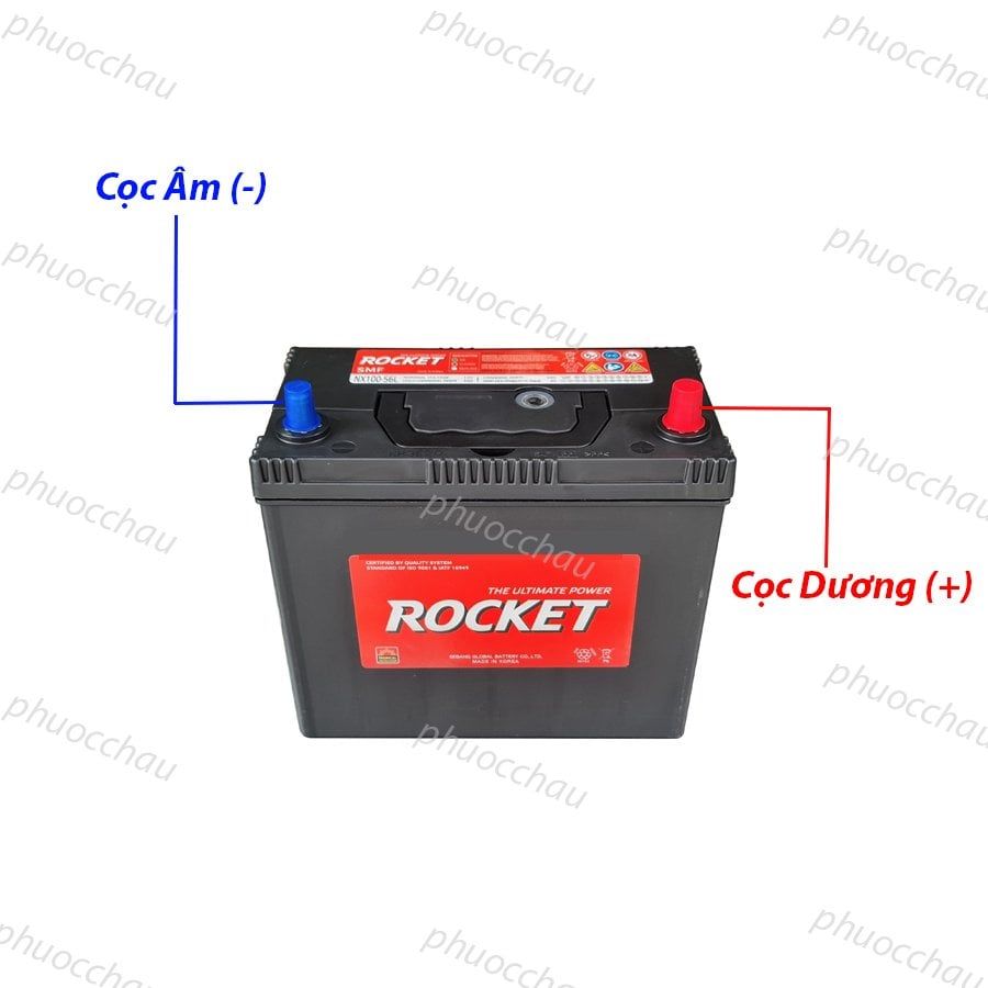 Ắc Quy ROCKET SMF NX100-S6L (12V-45Ah)