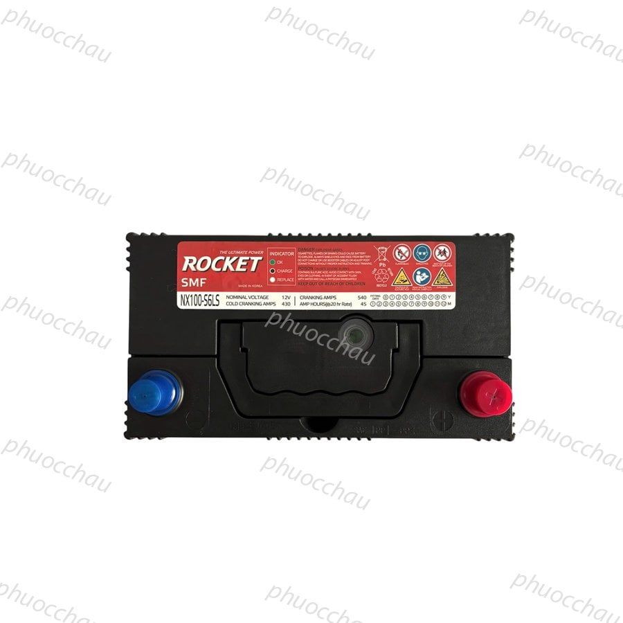 Ắc Quy ROCKET SMF NX100-S6LS (12V-45Ah)