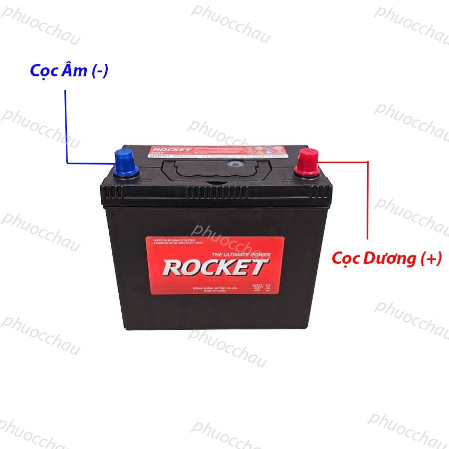 Ắc Quy ROCKET SMF NX100-S6LS (12V-45Ah)