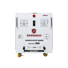 Máy Sạc Ắc Quy HANSINCO Tự Động 100A (12V -24V, Dây Nhôm, Dây Đồng)