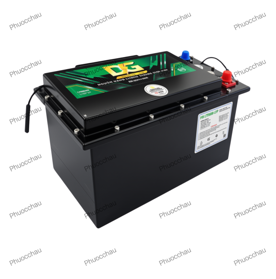Bình Ắc Quy Lithium LFP DGLI-123400 – Pin LiFePO4 12.8V chuyên dụng cho các dòng xe đầu kéo Mỹ, xe tải