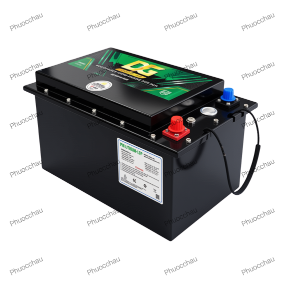 Bình Ắc Quy Lithium LFP DGLI-123400 – Pin LiFePO4 12.8V chuyên dụng cho các dòng xe đầu kéo Mỹ, xe tải