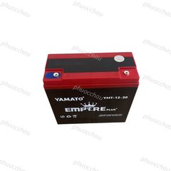 Ắc Quy Xe Máy Điện YAMATO 6-FM-30 12V-30AH, acquy dùng cho Loa Kéo, Năng Lượng Mặt Trời