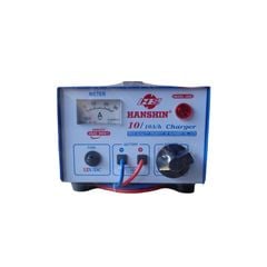 Máy Sạc Ắc Quy HanShin Tăng Giảm 10A (12V, Dây Đồng)