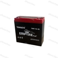 Ắc Quy Xe Máy Điện YAMATO 6-FM-30 12V-30AH, acquy dùng cho Loa Kéo, Năng Lượng Mặt Trời