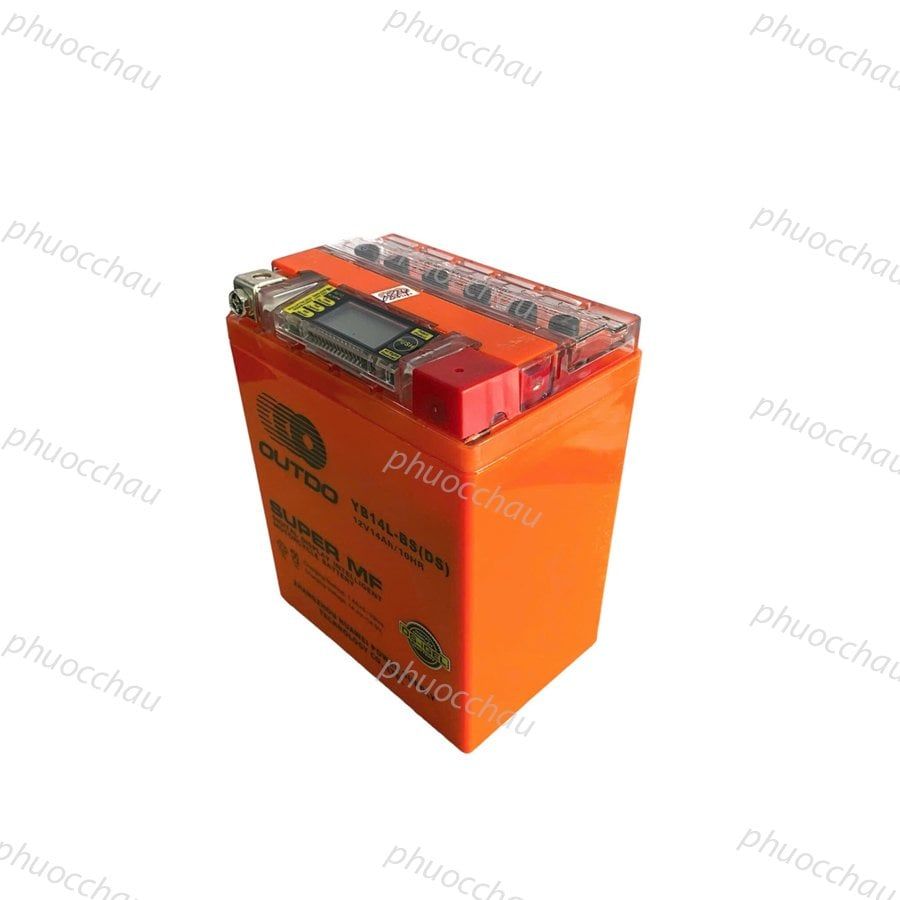 Bình ắc quy xe moto OUTDO YB14L-BS (DS) 12V-14AH, dùng cho xe Royal Enfield, Harley-Davidson, Ducati