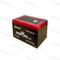 Ắc Quy Xe Đạp Điện YAMATO YMT-12-15 12V-15AH, acquy dùng cho Loa Kéo, Năng Lượng Mặt Trời