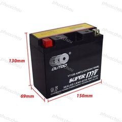 Bình ắc quy xe moto OUTDO YT12B-4/ YT12B-4(DS) GEL (12V - 10AH)