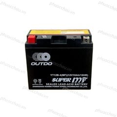 Bình ắc quy xe moto OUTDO YT12B-4(MF) 12V - 10AH
