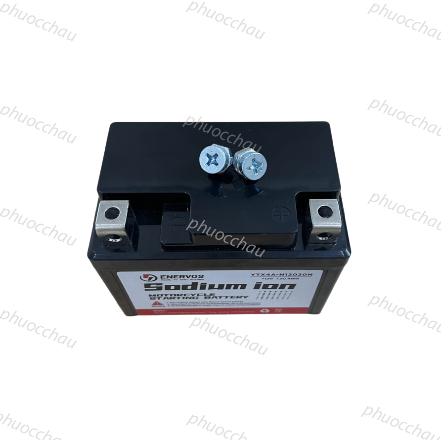 Bình Ắc Quy Xe Máy Natri iOn YTX4A 12V-4Ah dùng cho WAVE RS/RSV, FUTURE FI, AIR BLADE110, Nouvo456