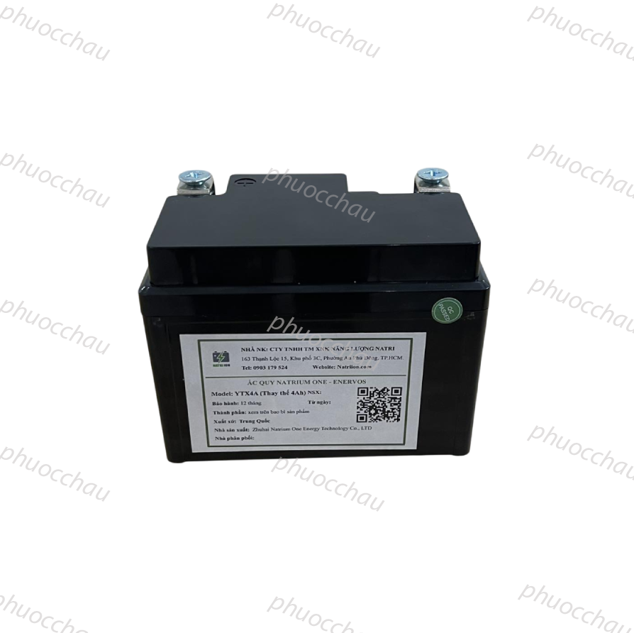 Bình Ắc Quy Xe Máy Natri iOn YTX4A 12V-4Ah dùng cho WAVE RS/RSV, FUTURE FI, AIR BLADE110, Nouvo456