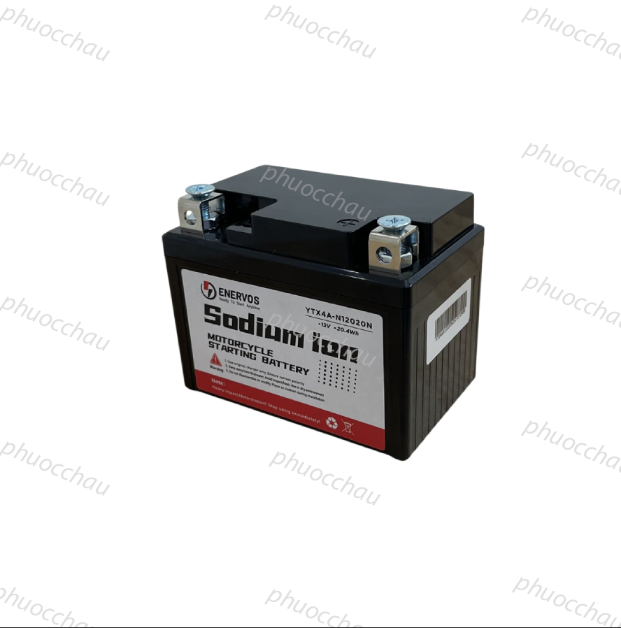 Bình Ắc Quy Xe Máy Natri iOn YTX4A 12V-4Ah dùng cho WAVE RS/RSV, FUTURE FI, AIR BLADE110, Nouvo456