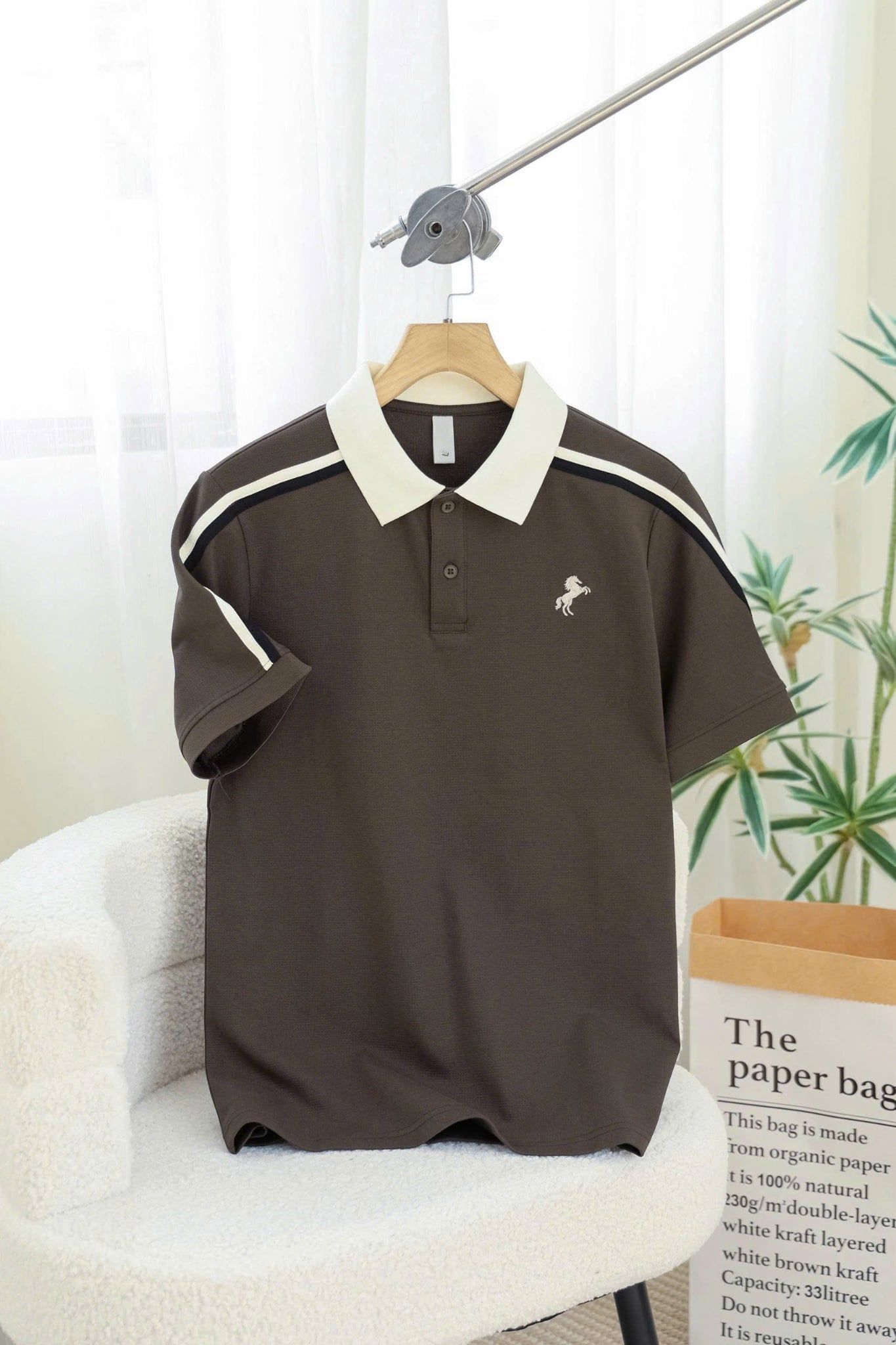 ÁO THUN POLO NÂU - P004336