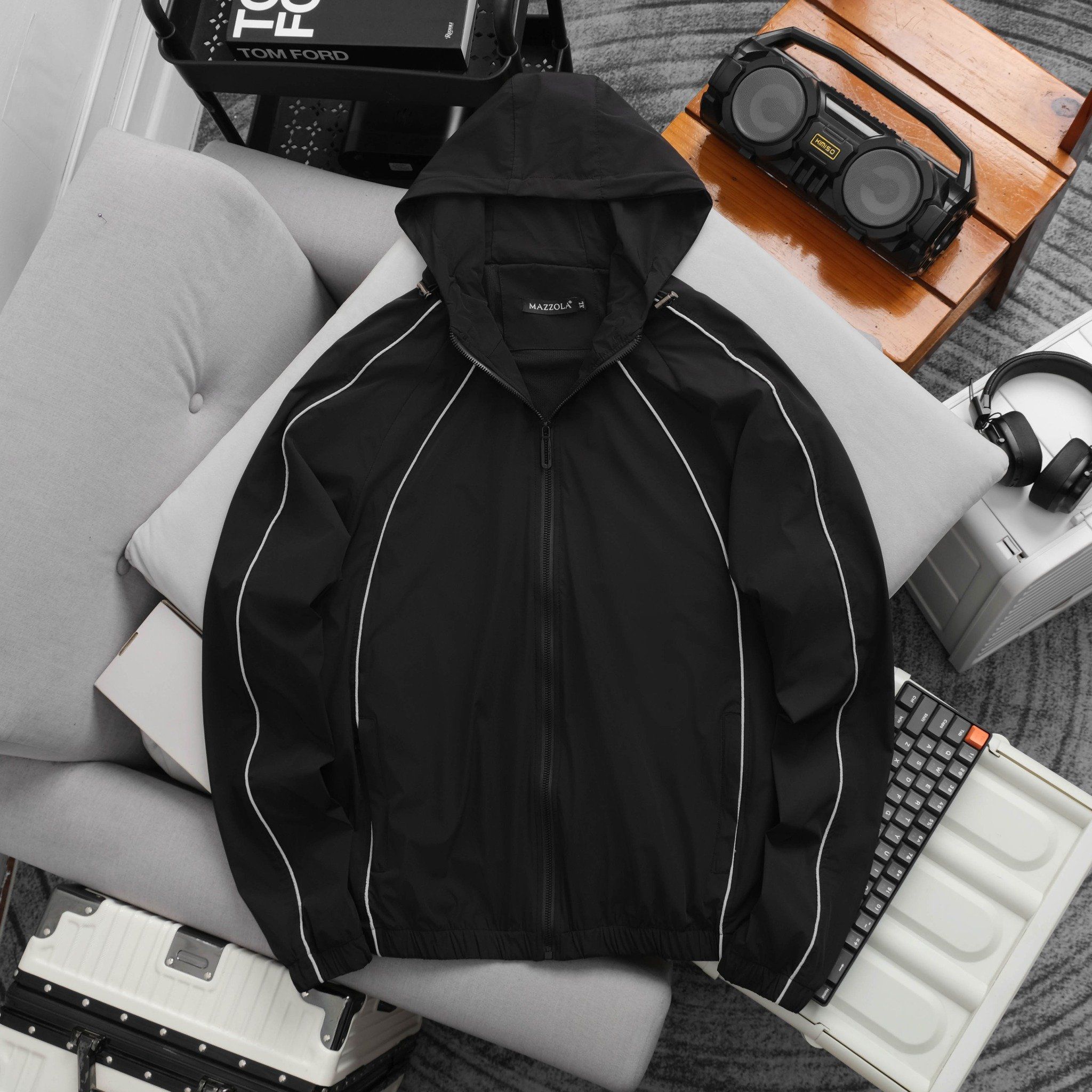 ÁO KHOÁC NAM DÙ PHỐI VIỀN - P004008