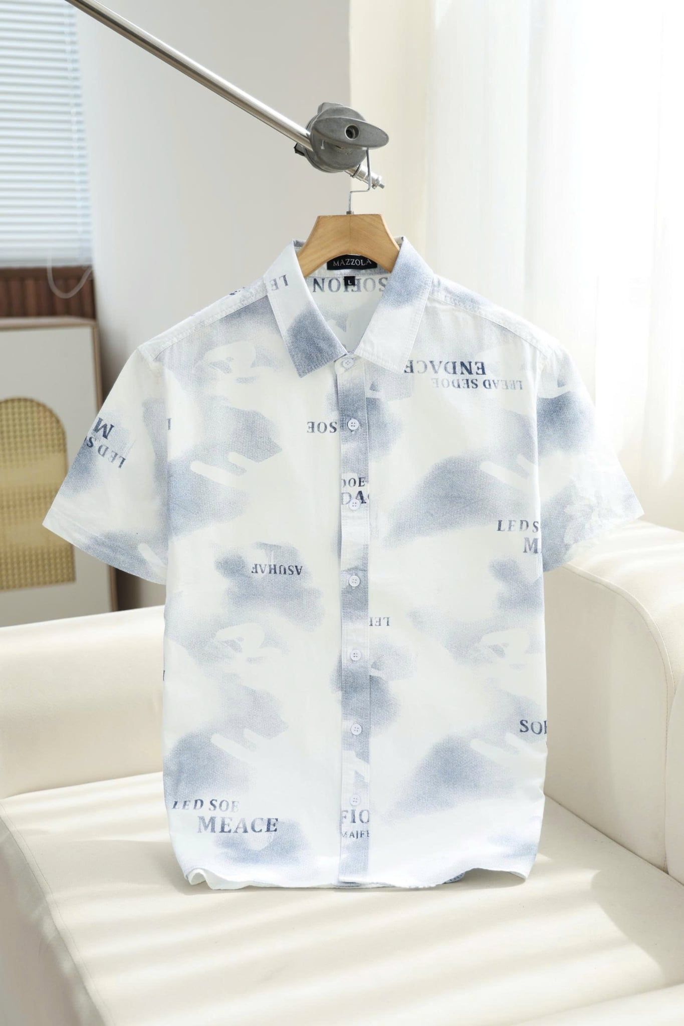 ÁO SƠ MI NAM TAY NGẮN LINEN - T003728