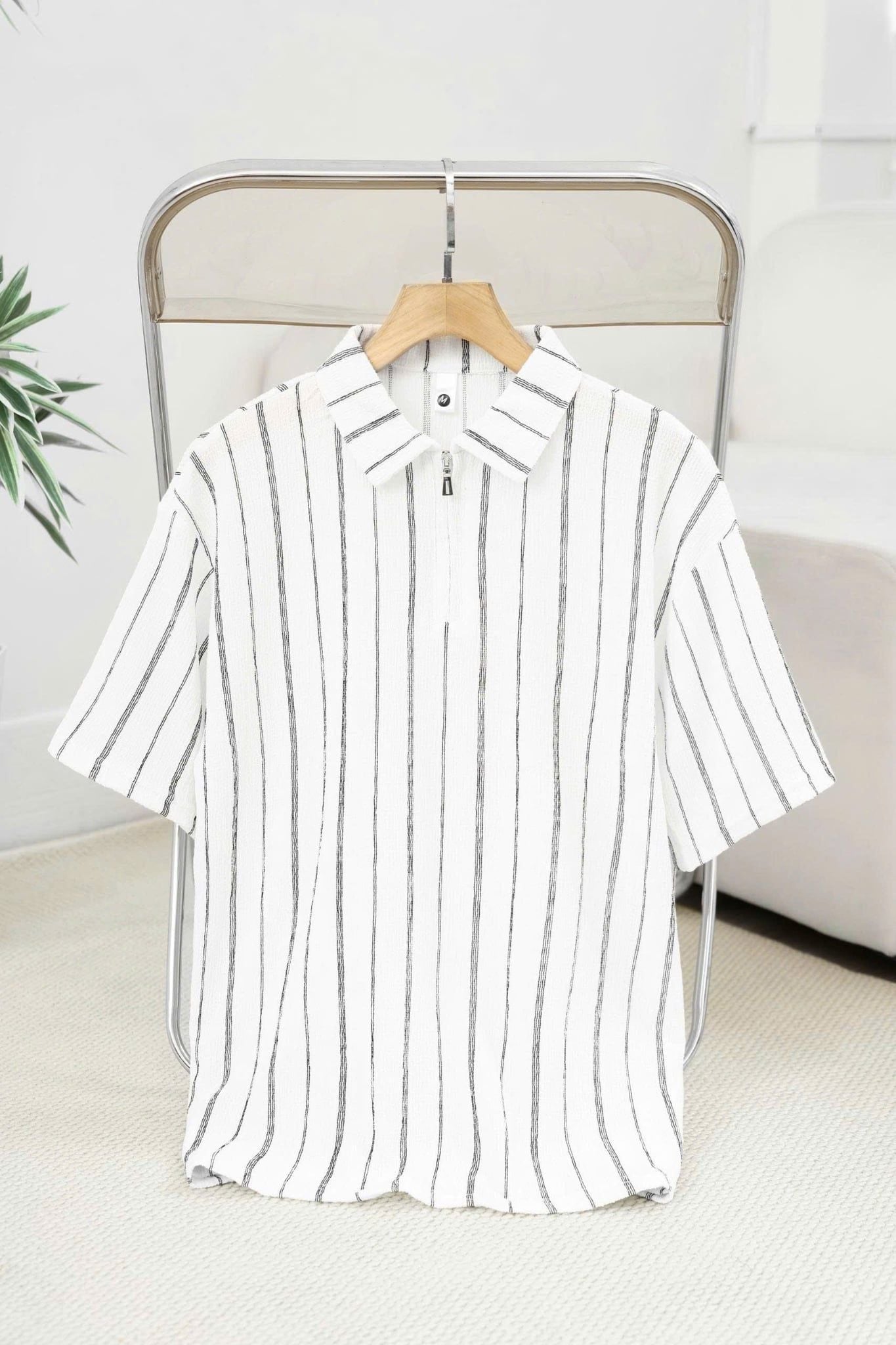 ÁO THUN POLO TRẮNG - XSL002007