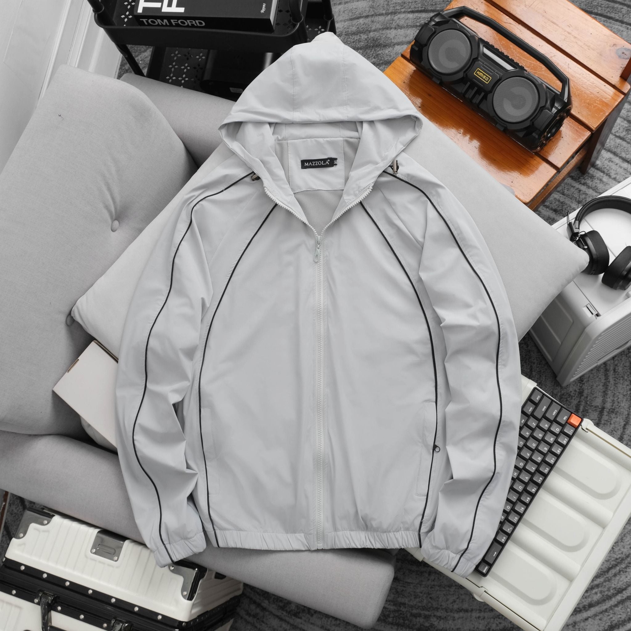 ÁO KHOÁC NAM DÙ PHỐI VIỀN - P004008